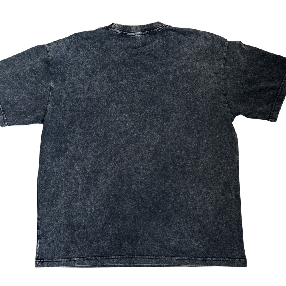 Red White and Jesus Christ Raccoon Acid Wash Graphic T-Shirt Black Large‎ - Picture 3 of 7